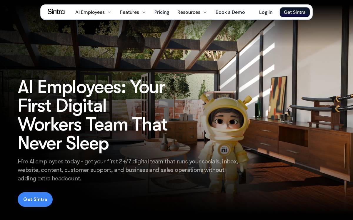 Sintra website preview