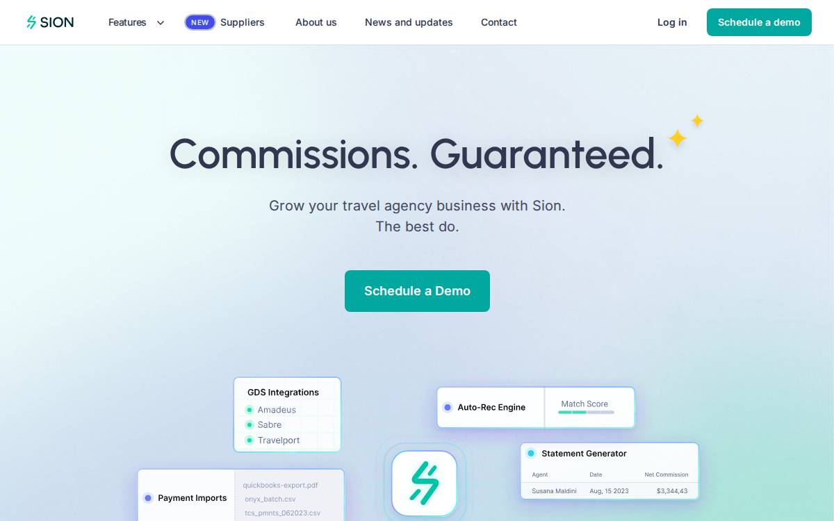 SION CAREERES website preview