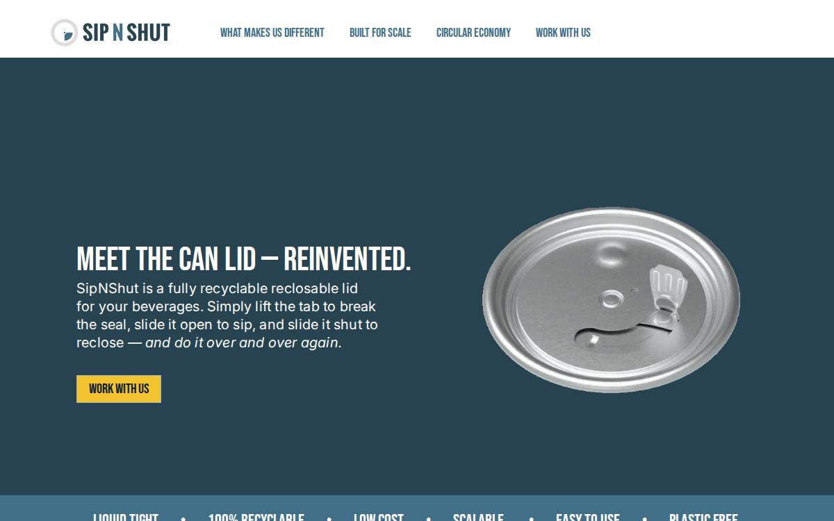 Sip Slide website preview