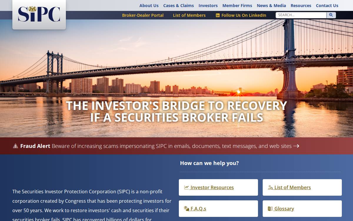 Sipc website preview
