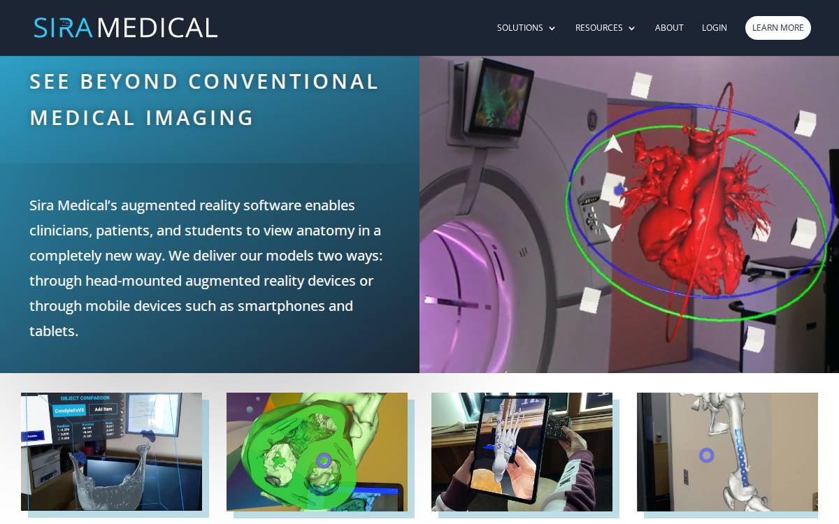 Sira Medical website preview