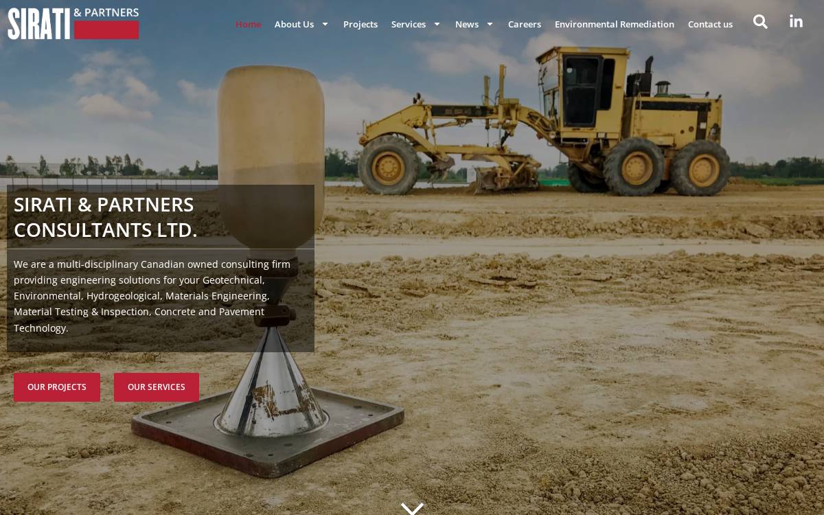 Sirati and Partners Consultants Ltd website preview