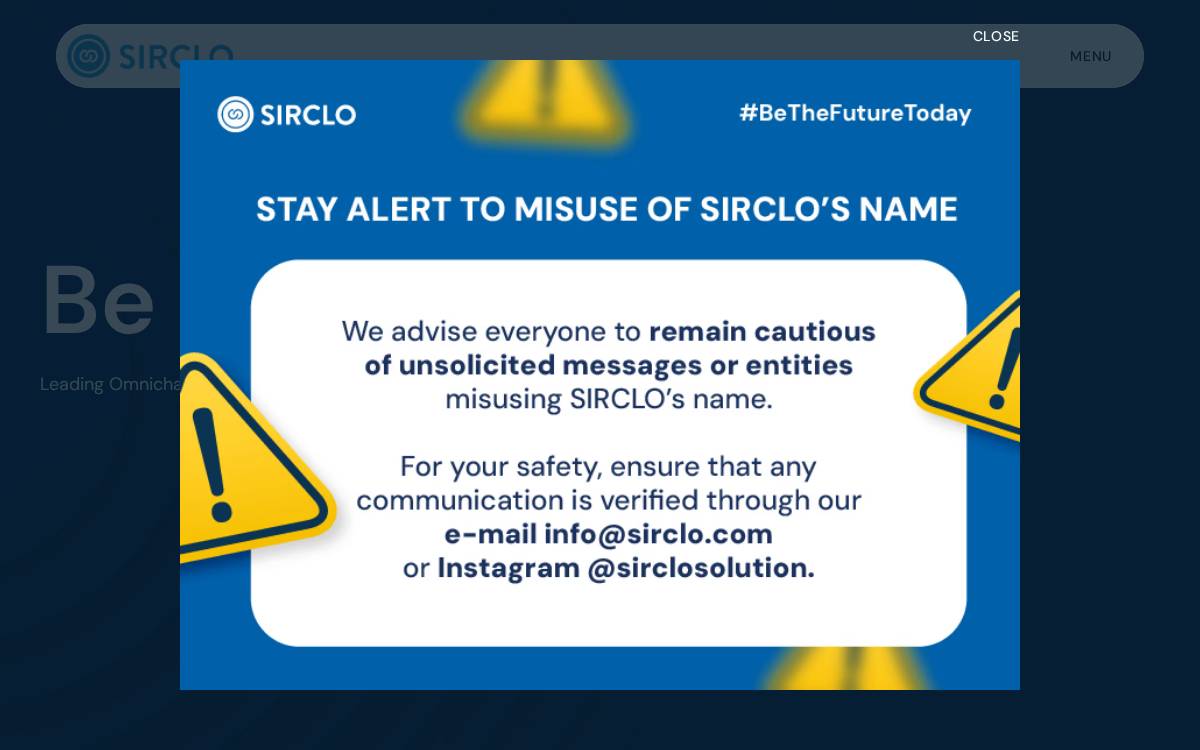 Sirclo website preview
