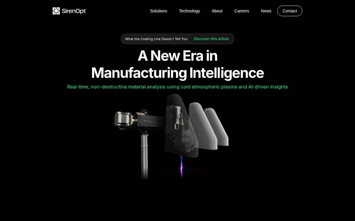 Sirenopt website preview