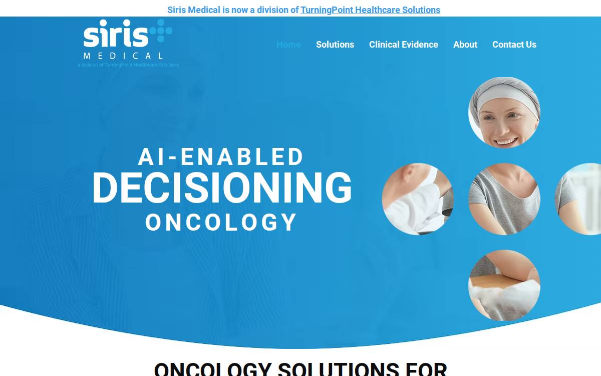 Siris Medical website preview