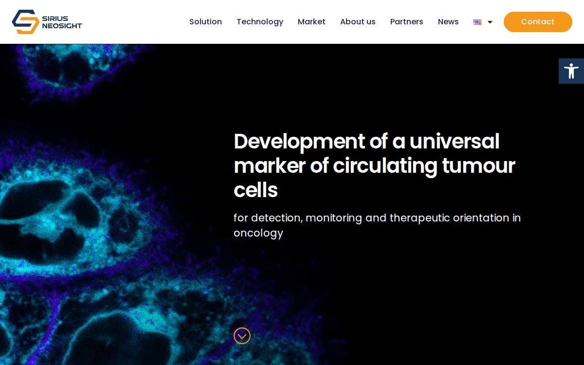 Sirius Neosight website preview