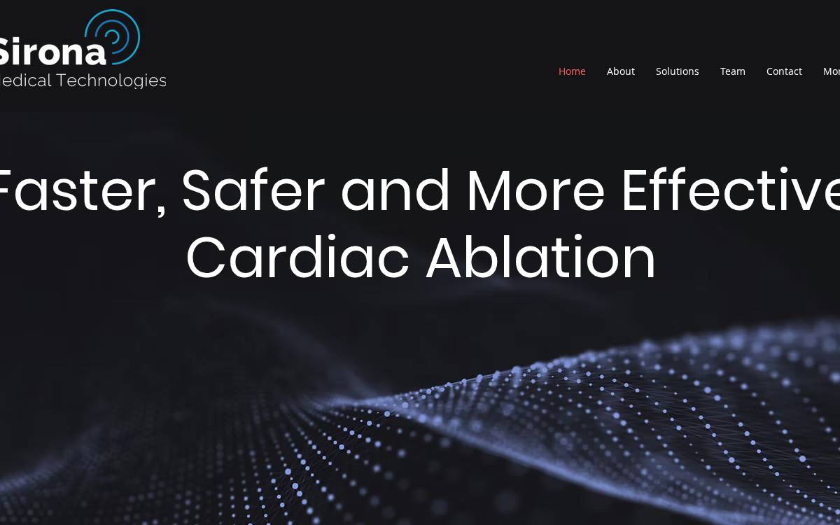 Sirona-Medical Technologies, Inc. website preview