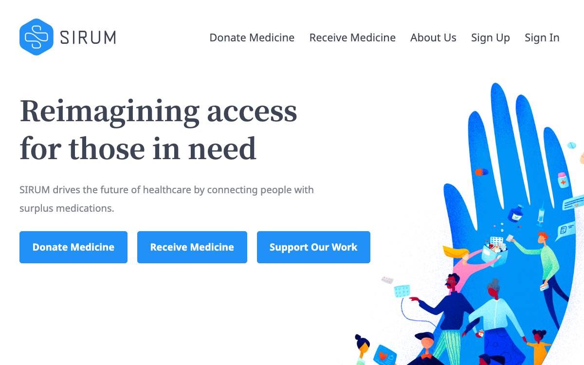 SIRUM website preview