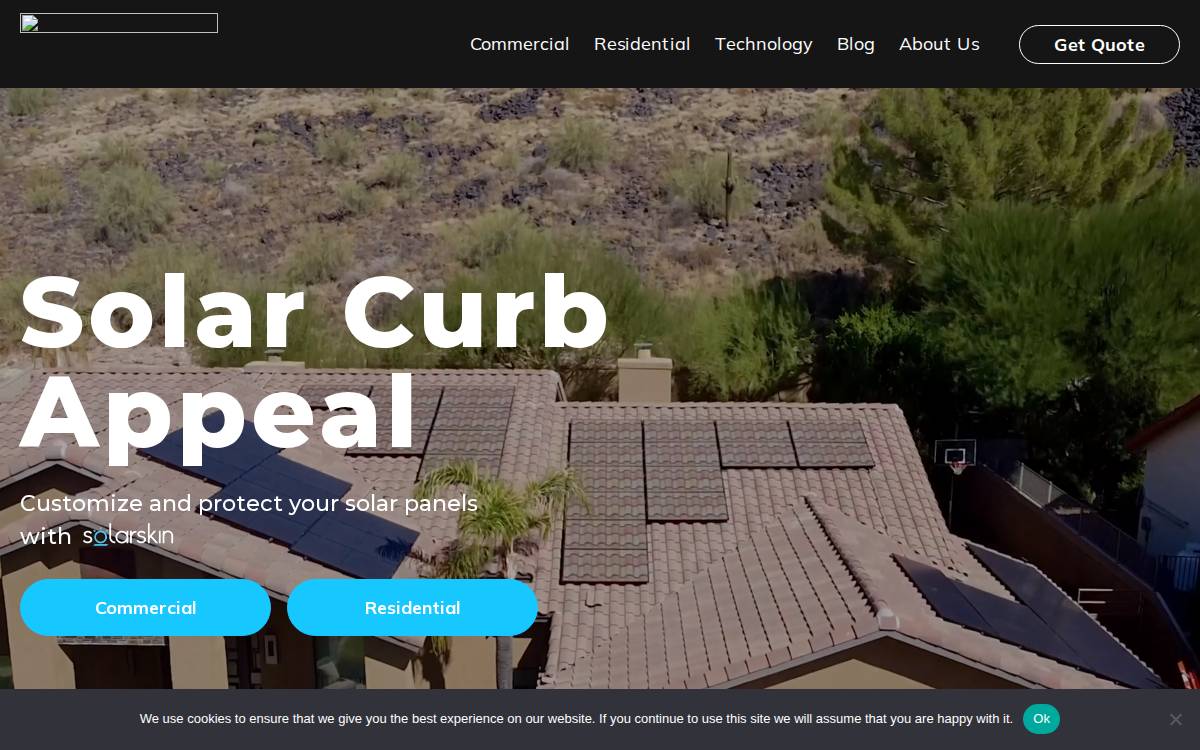 Sistine Solar website preview