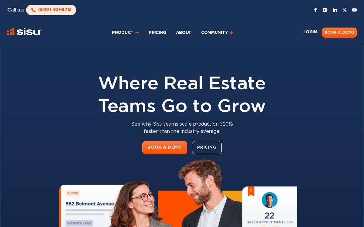 Sisu website preview