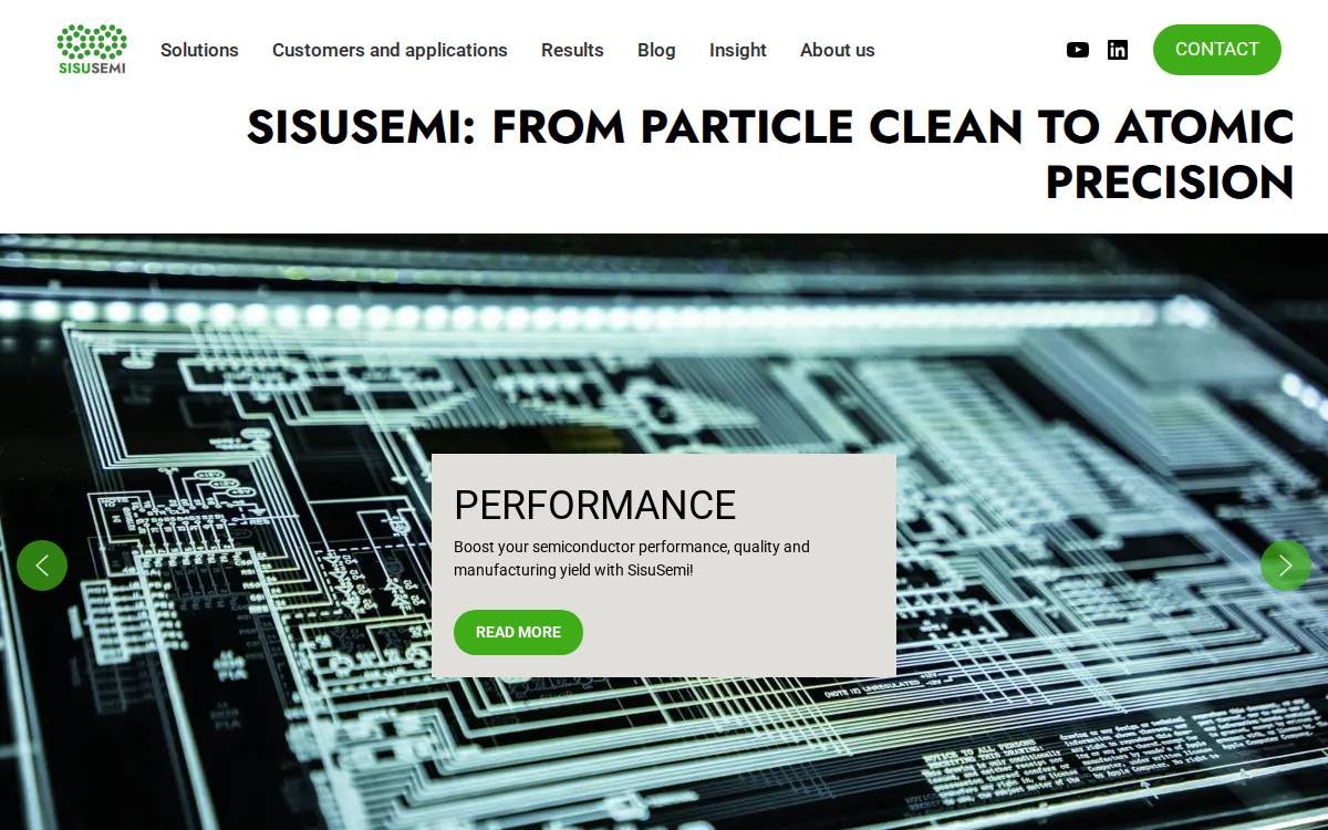 Sisusemi website preview