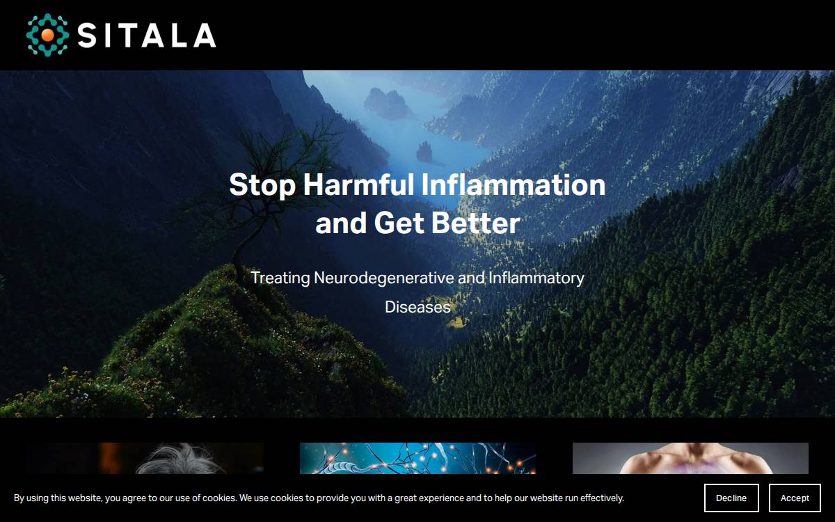 Sitala website preview