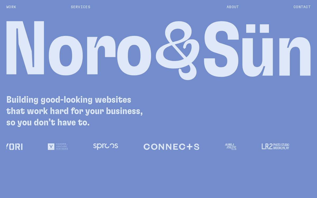 Site by Noro & Sün website preview
