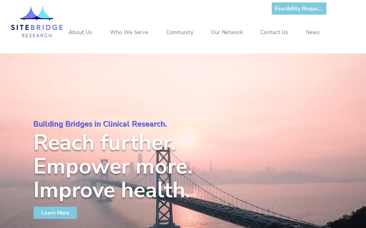 Sitebridgeresearch website preview