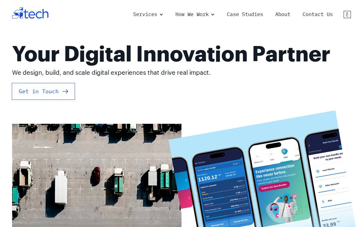 Sitech website preview