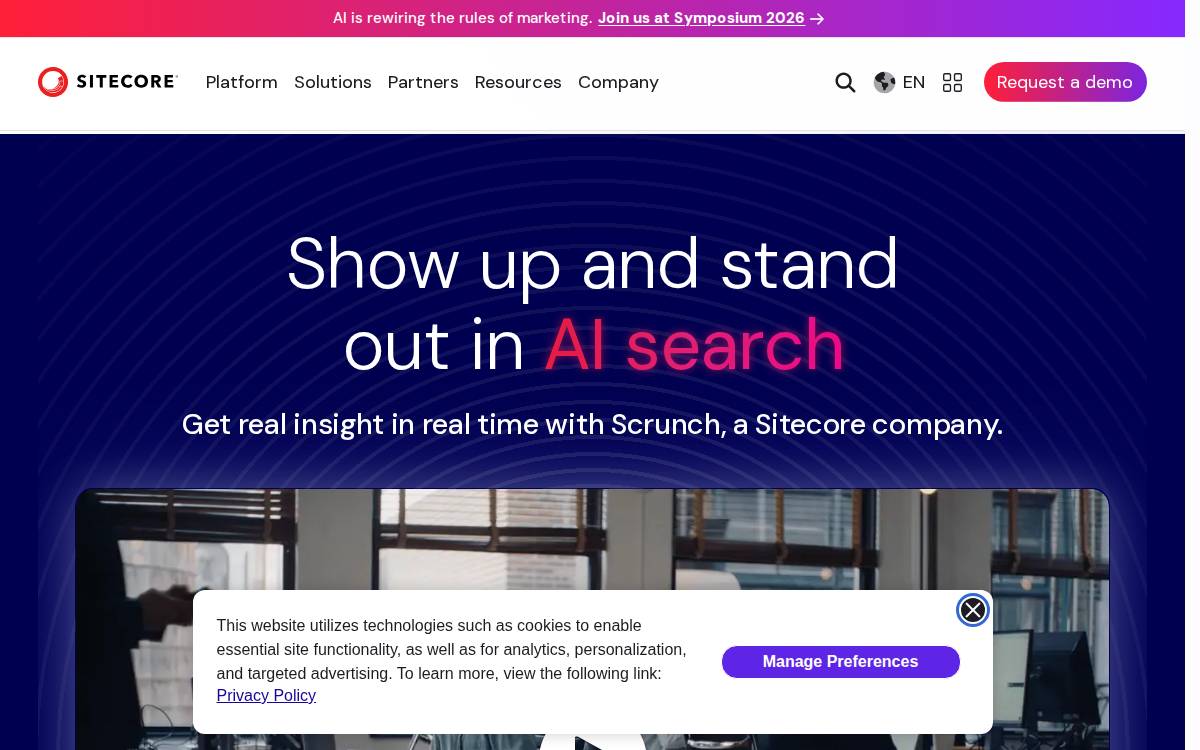 Sitecore website preview