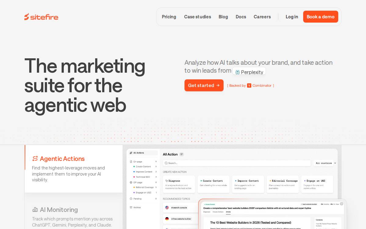 Sitefire website preview