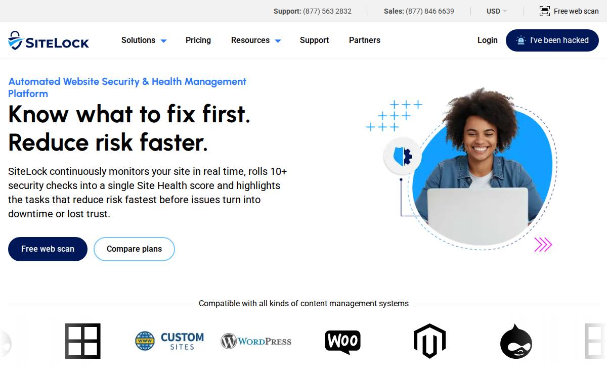 SiteLock website preview