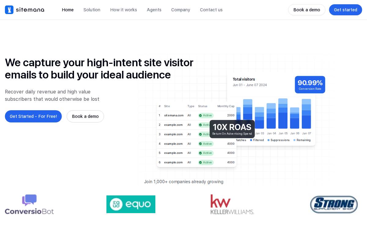 Sitemana website preview