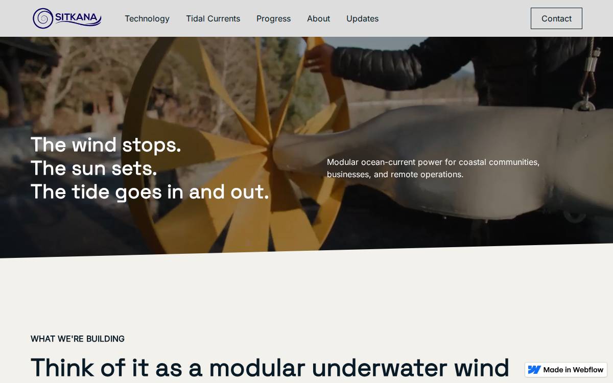 Sitkana website preview