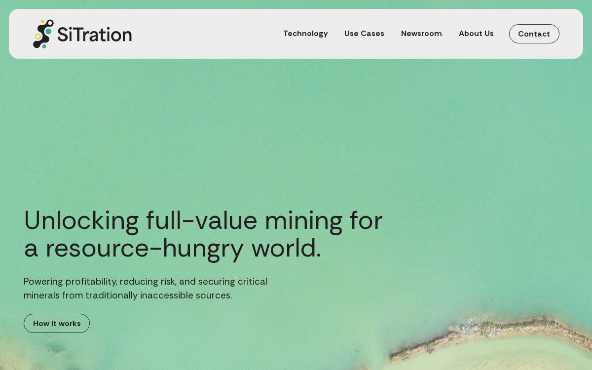 SiTration website preview