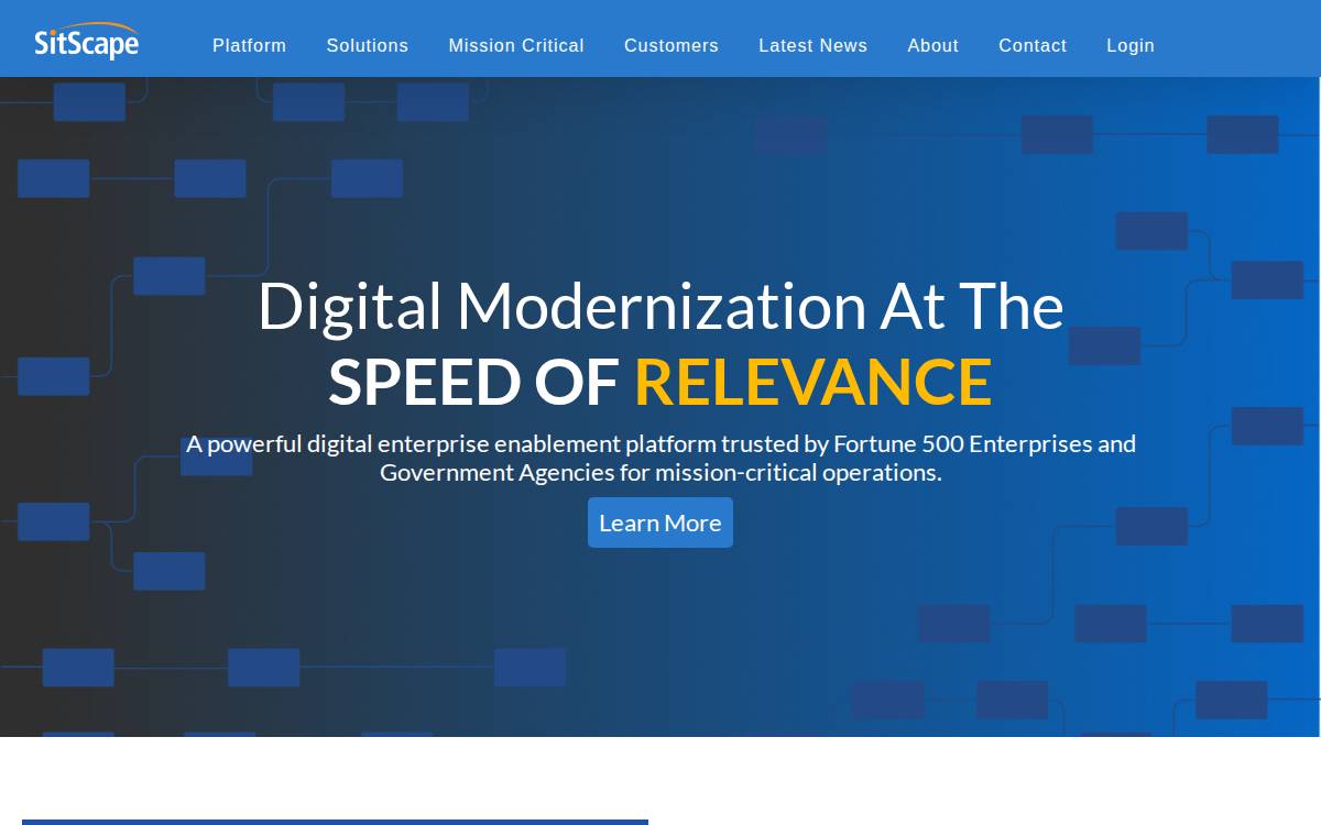 SITSCAPE INC website preview