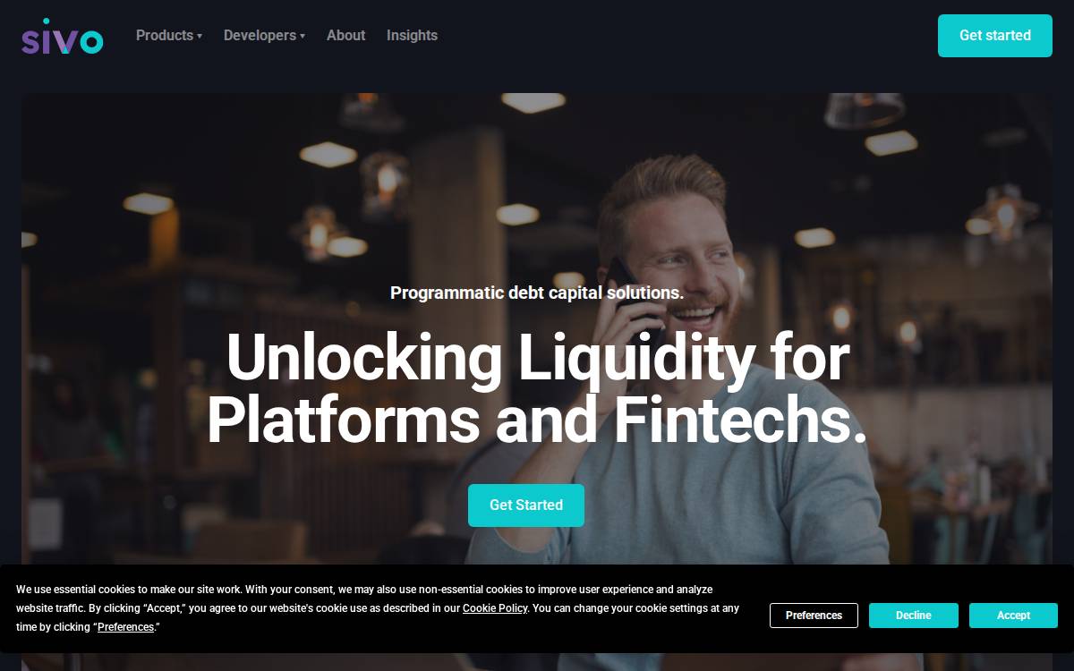 Sivo website preview