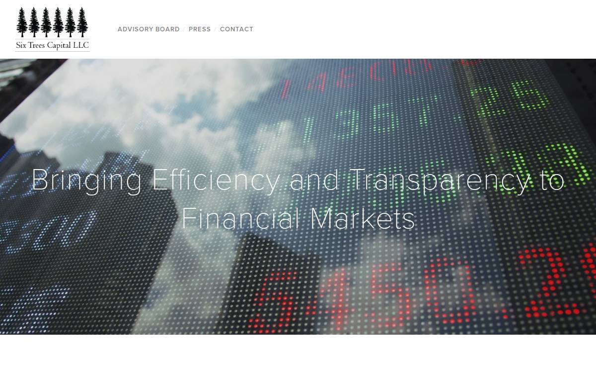 Six Trees Capital website preview