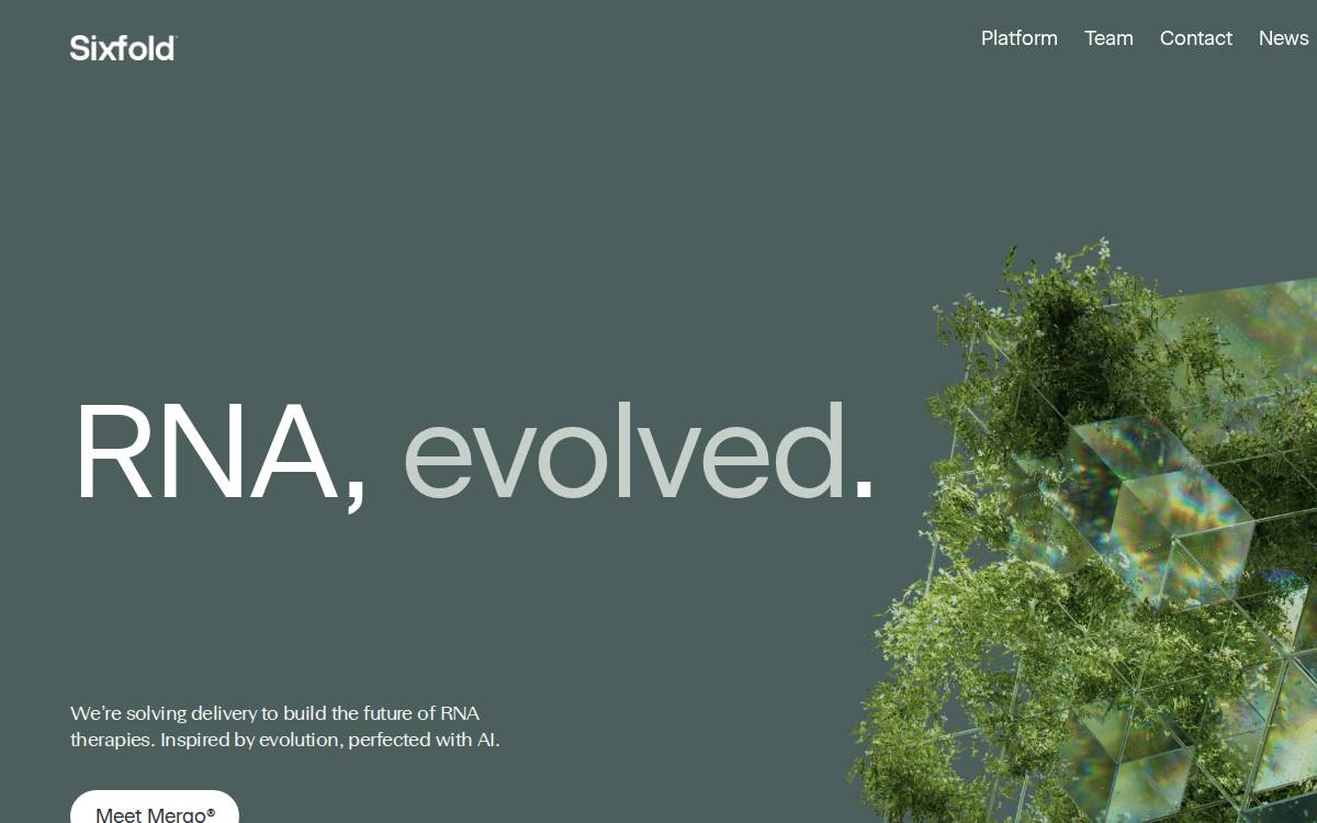Sixfold Bioscience website preview