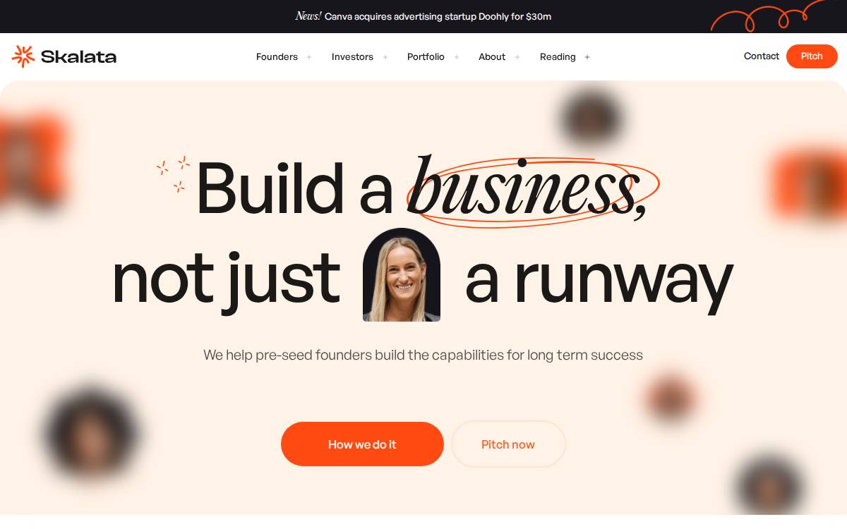 Skalata website preview