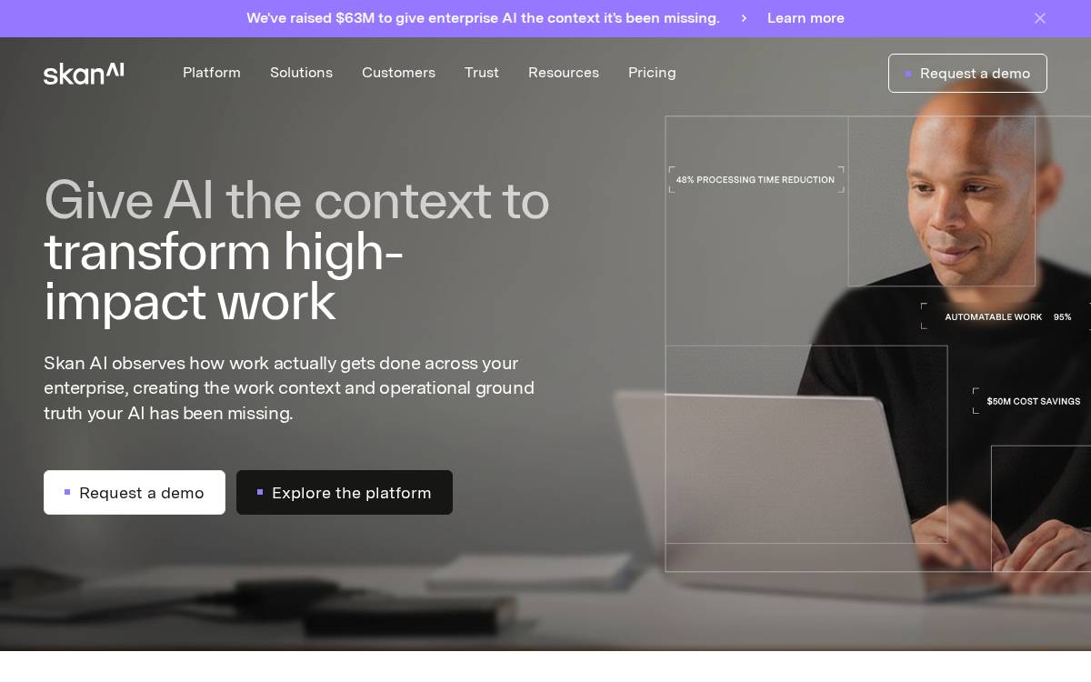 Skan website preview