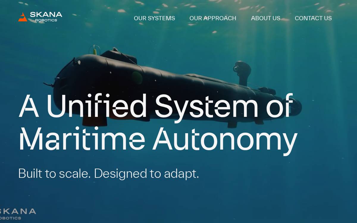 Skana Robotics website preview