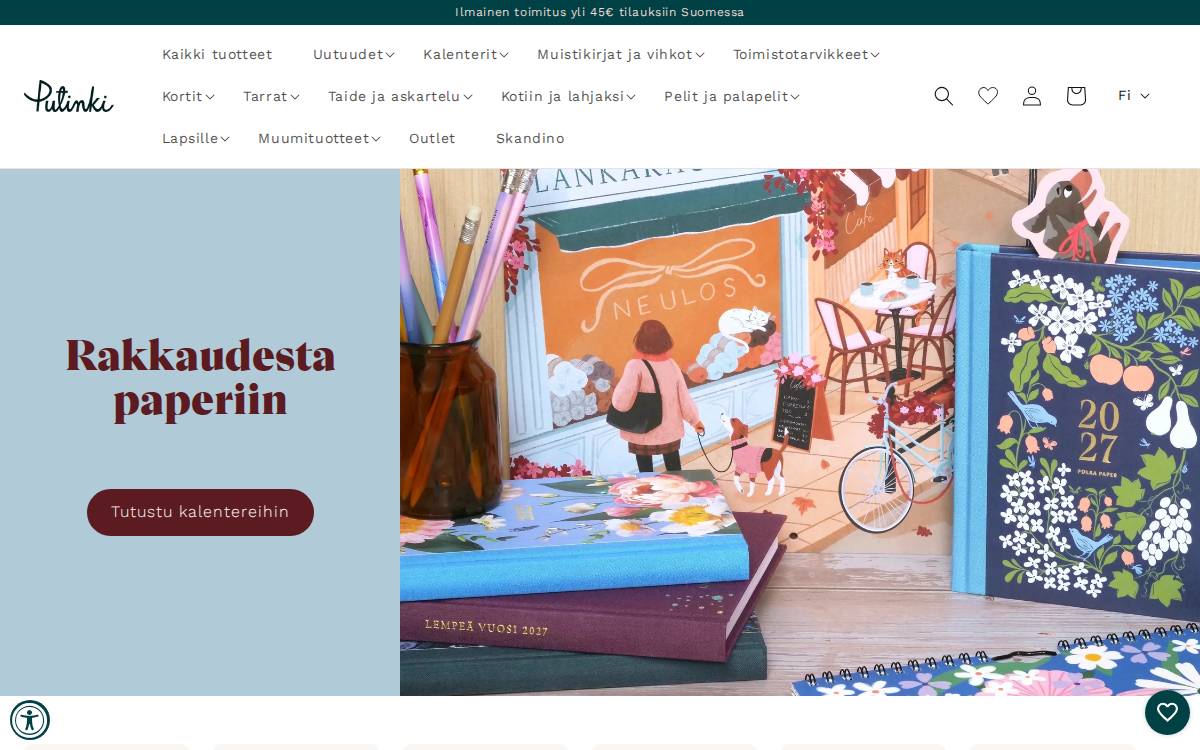 Skandino website preview