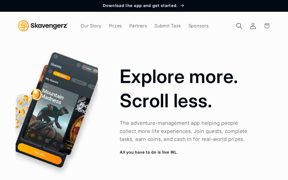 Skavengerz website preview
