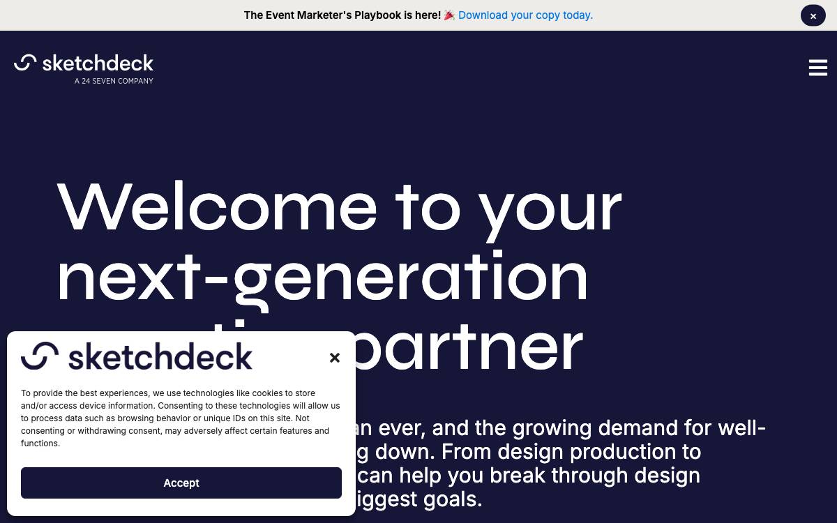 SketchDeck website preview
