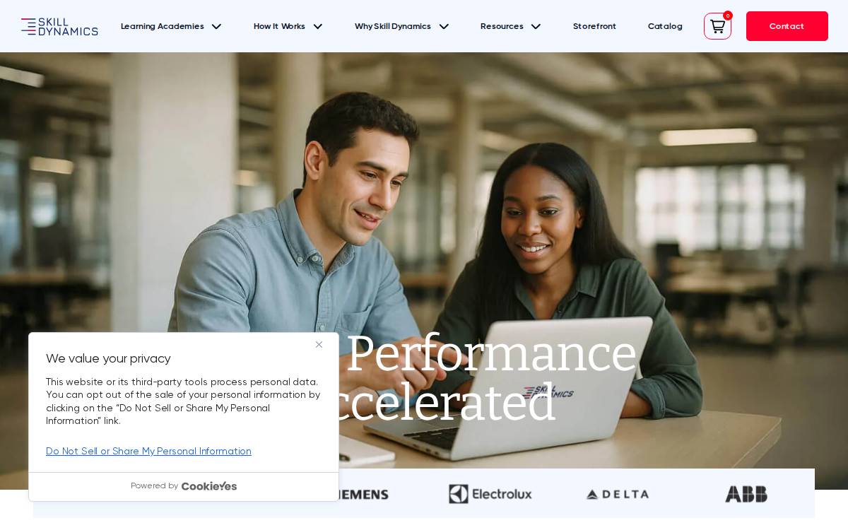 Skill Dynamics website preview
