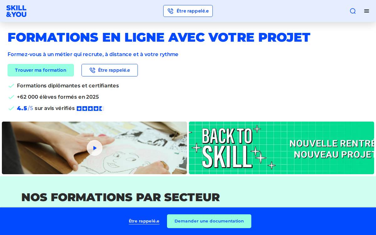 Skill & You website preview