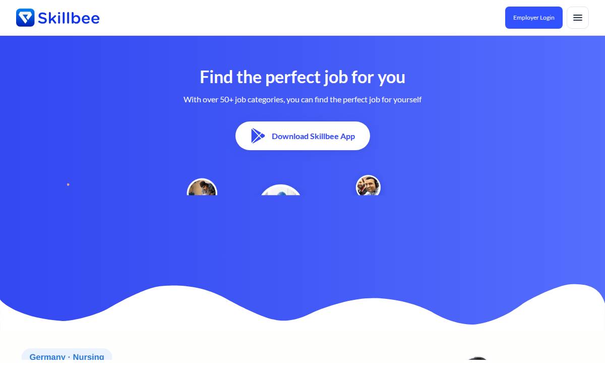 Skillbee website preview