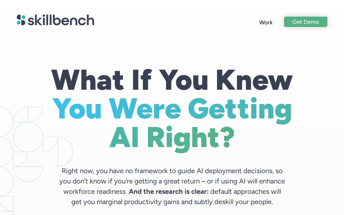 SkillBench website preview
