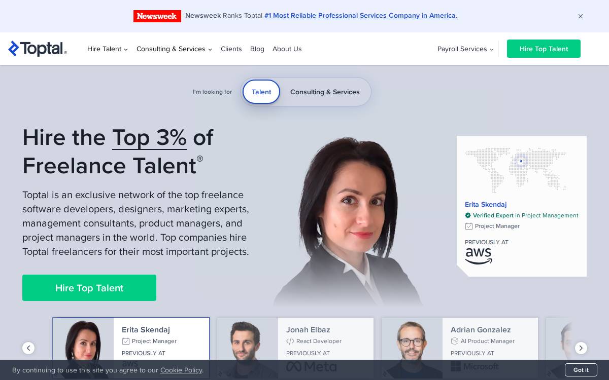 Skillbridge website preview