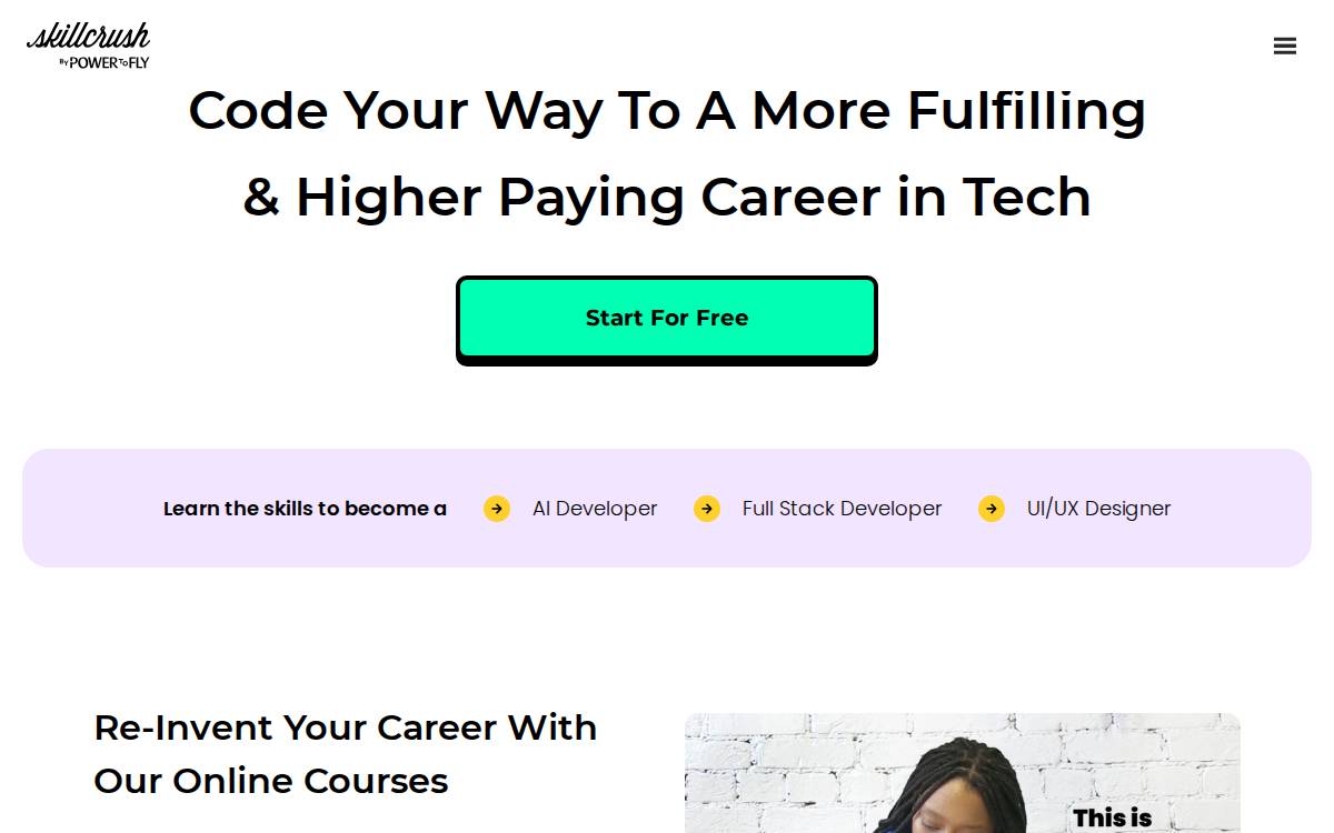 Skillcrush website preview