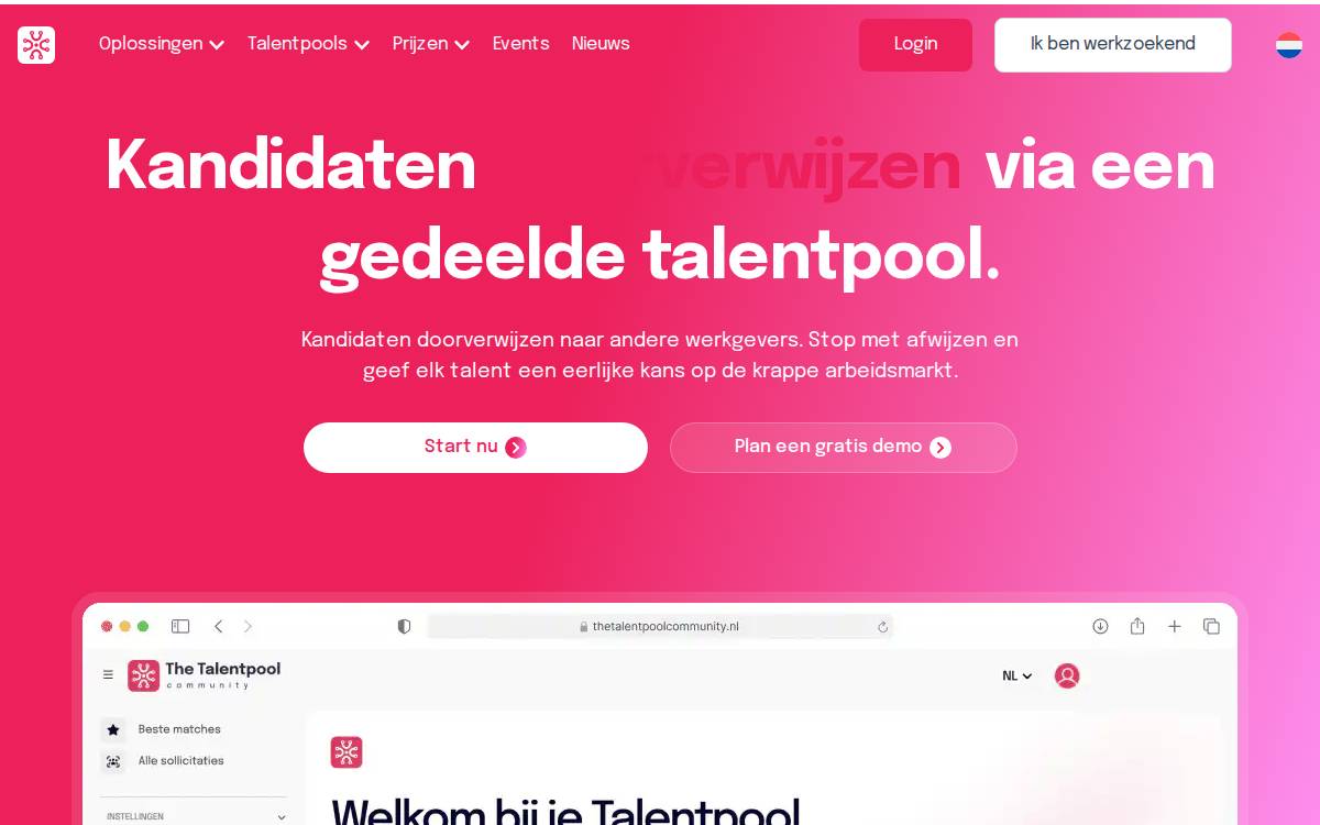 SkillsCV website preview