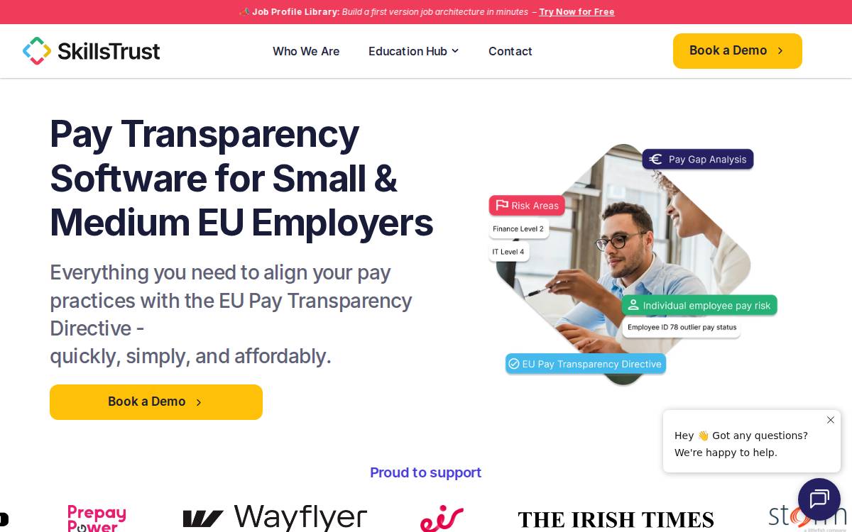 SkillsTrust website preview