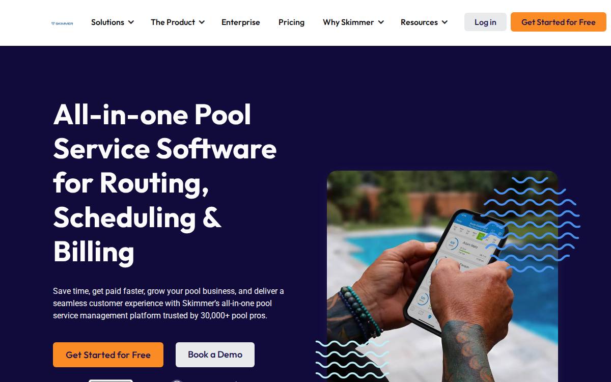 Skimmer website preview