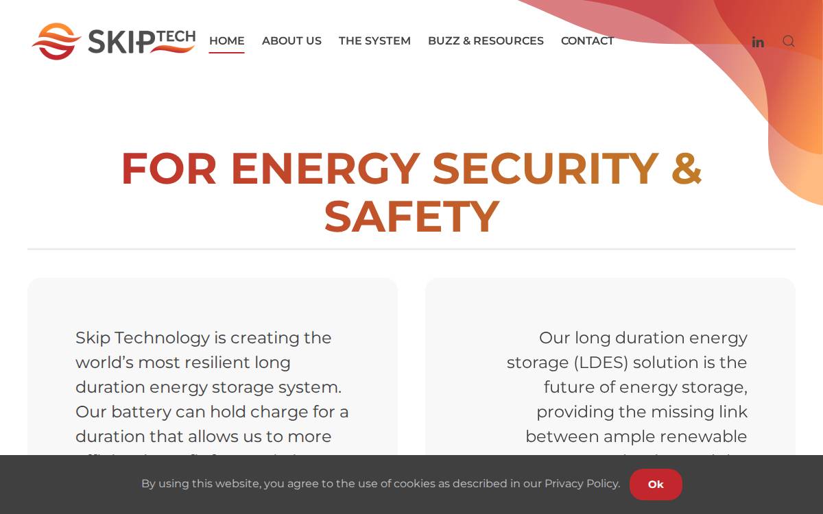 Skip Technology website preview