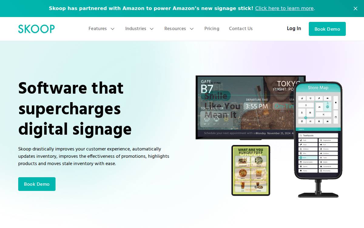 Skoop website preview