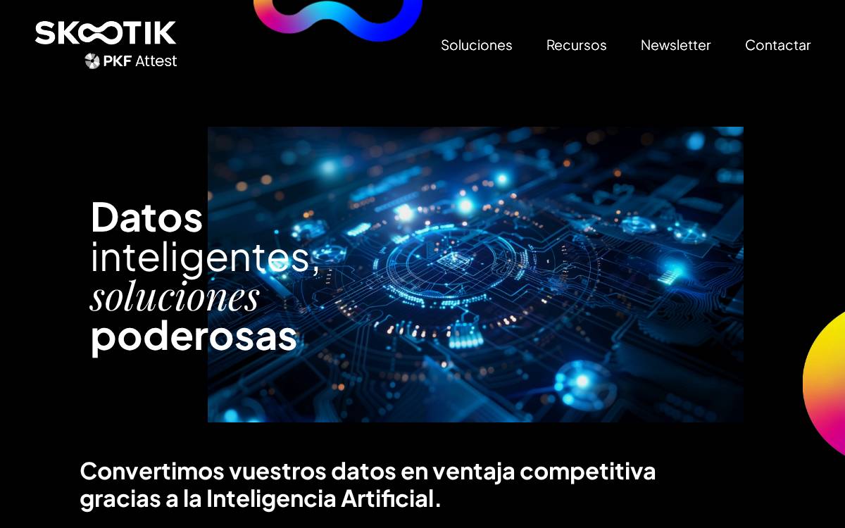 Skootik website preview