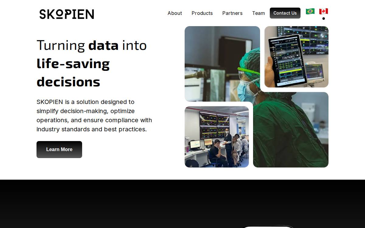 Skopien Inc. Website website preview