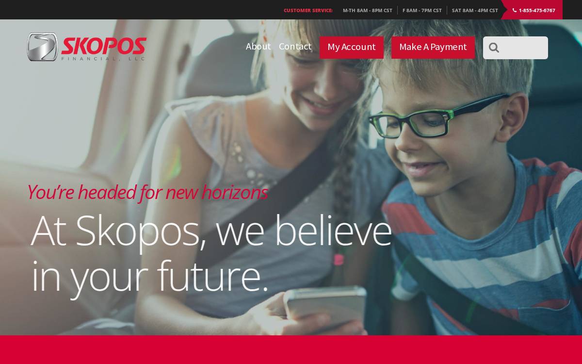 Skopos Financial website preview