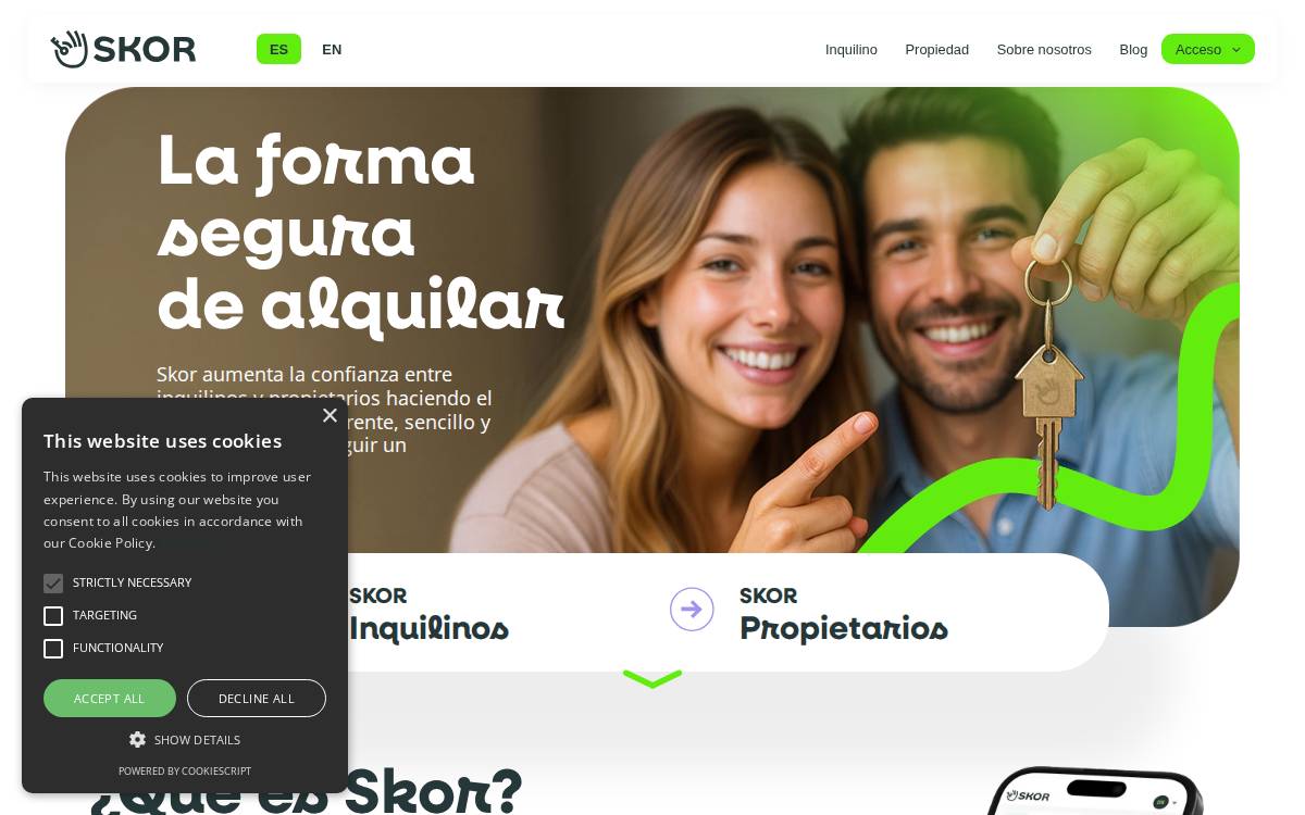 Skor website preview